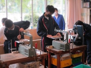 高三中 技術の授業