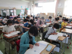 上板小 算数の授業
