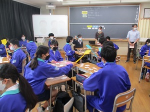 板二中 英語の授業