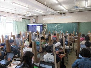 志一小 区教委訪問