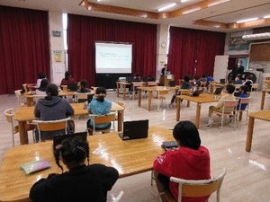 天津わかしお学校 区教委訪問1