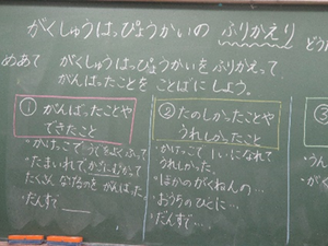 学習発表会振り返り