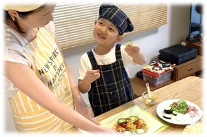 親子クッキングの料理写真