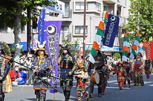 サムネイル：いたばし戦国絵巻武者行列