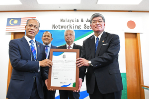 マレーシア首相及び閣僚の受入写真