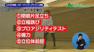 サムネイル:スポーツマッチングテスト体験
