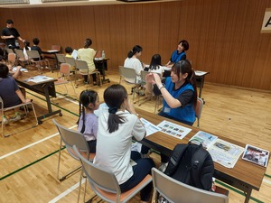 測定・分析結果のフィードバックの様子