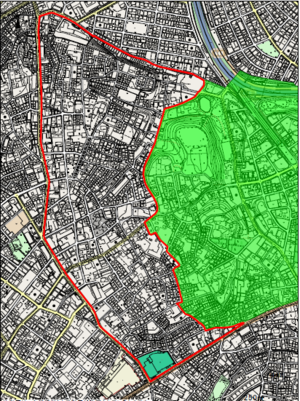 赤塚四・五丁目地区対象区域