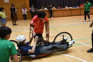 ハンドバイク体験