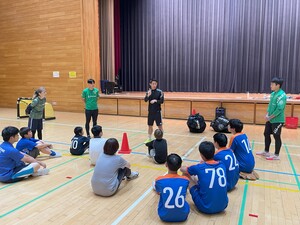 体験会の様子(デフサッカー)