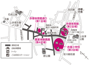 板橋農業まつり会場案内図