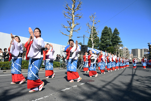 写真:民踊パレード