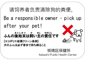 犬看板 外国語版