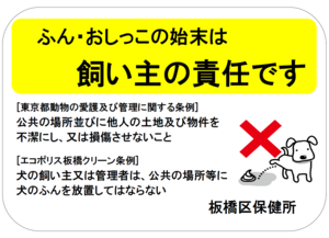 犬看板　日本語版