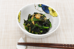 ほうれん草のなめ茸あえ