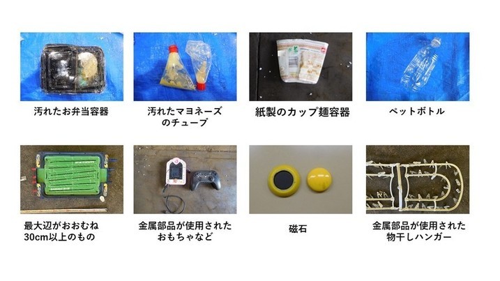 これらのものが混入していました