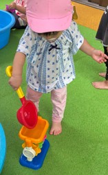水遊びの様子