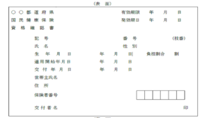 資格証明書