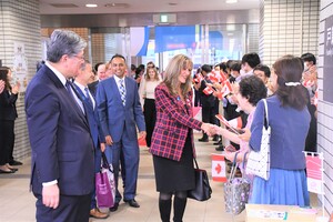 写真:お出迎え