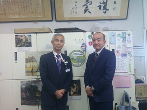 写真:太田校長と