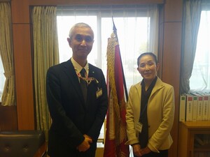 写真:堀内校長と