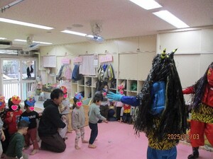 鬼がやってきました