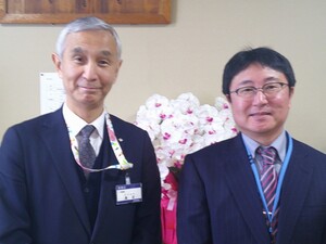 写真:宮澤校長と