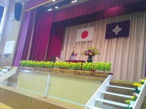 写真:式典の会場