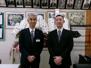 写真:福田校長と