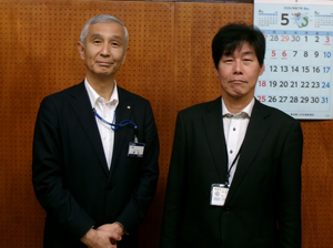 写真:芦谷校長と