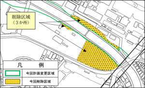 板橋緑地の位置図