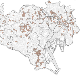 23区内の木造住宅密集地域の状況