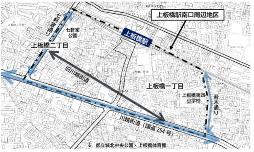 上板橋駅南口周辺地区