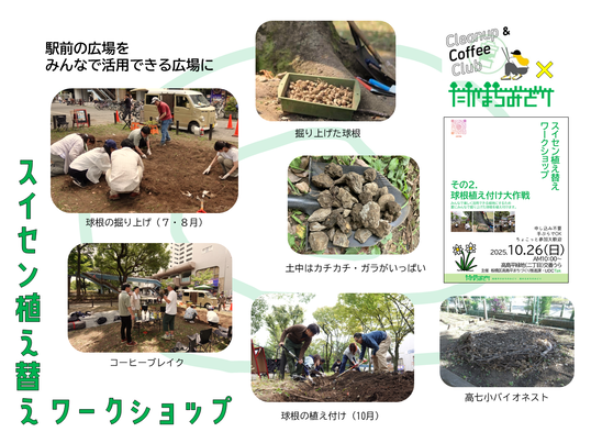 スイセン植え替えワークショップ