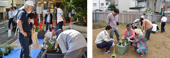 みどりの育成活動の例