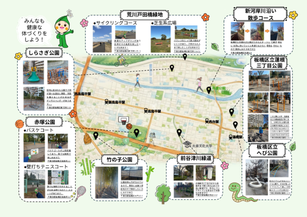 気軽に健康促進　リーフレット裏面