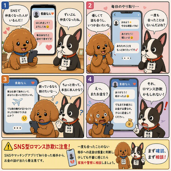 SNS型ロマンス詐欺
