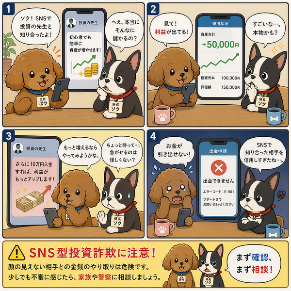 SNS型投資詐欺