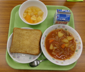 写真：当日の給食