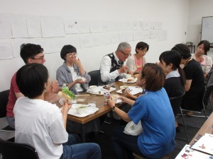 写真：昼食風景