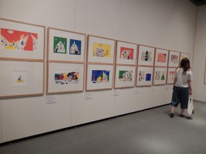 写真：原画作品の展示風景