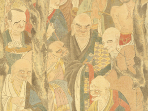 絵画：当館所蔵の「五百羅漢図」