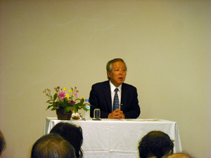 写真：2008年9月27日の講演会の様子