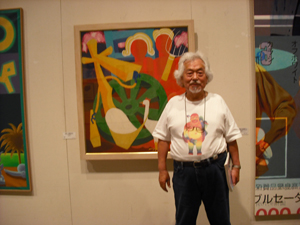 写真:2008年6月1日のギャラリートークの様子