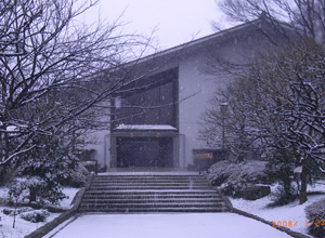 写真：美術館周辺の雪景色1