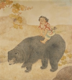 小杉放菴　金太郎遊行