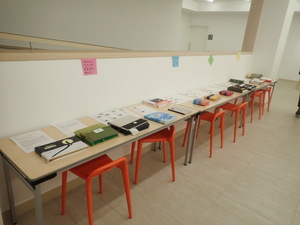 さわる絵本　展示の様子