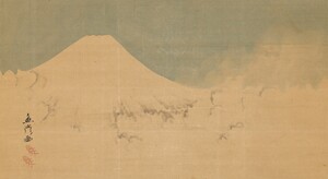 楫取魚彦「富士図」