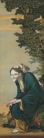 伝佐竹曙山「蝦蟇仙人図」歸空庵コレクション