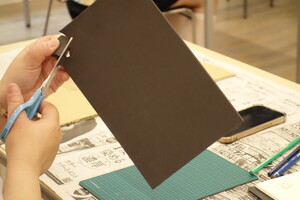 スタンプ制作の様子